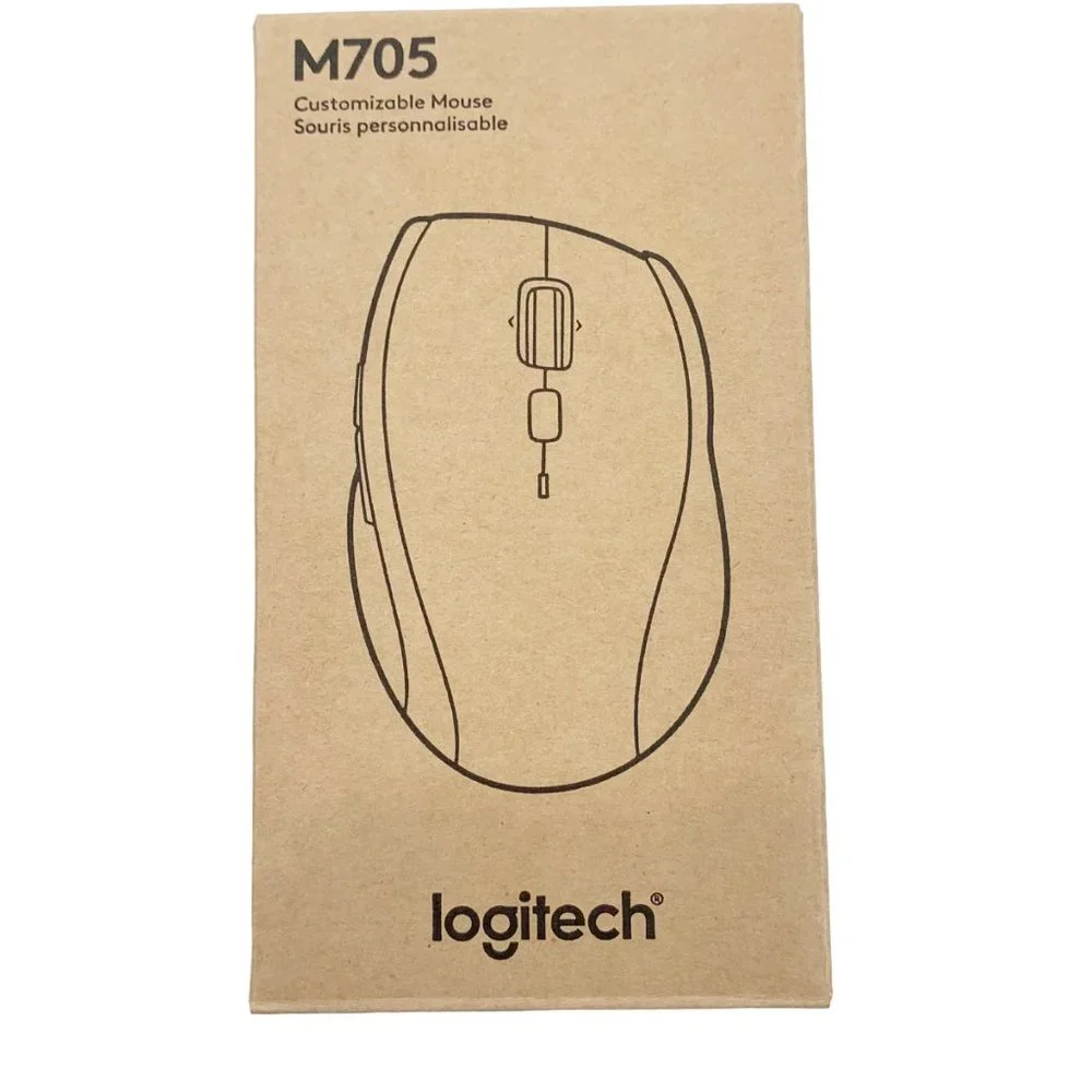 Logitech Marathon M705 Wireless Laser Mouse with Receiver PC MAC New in Box